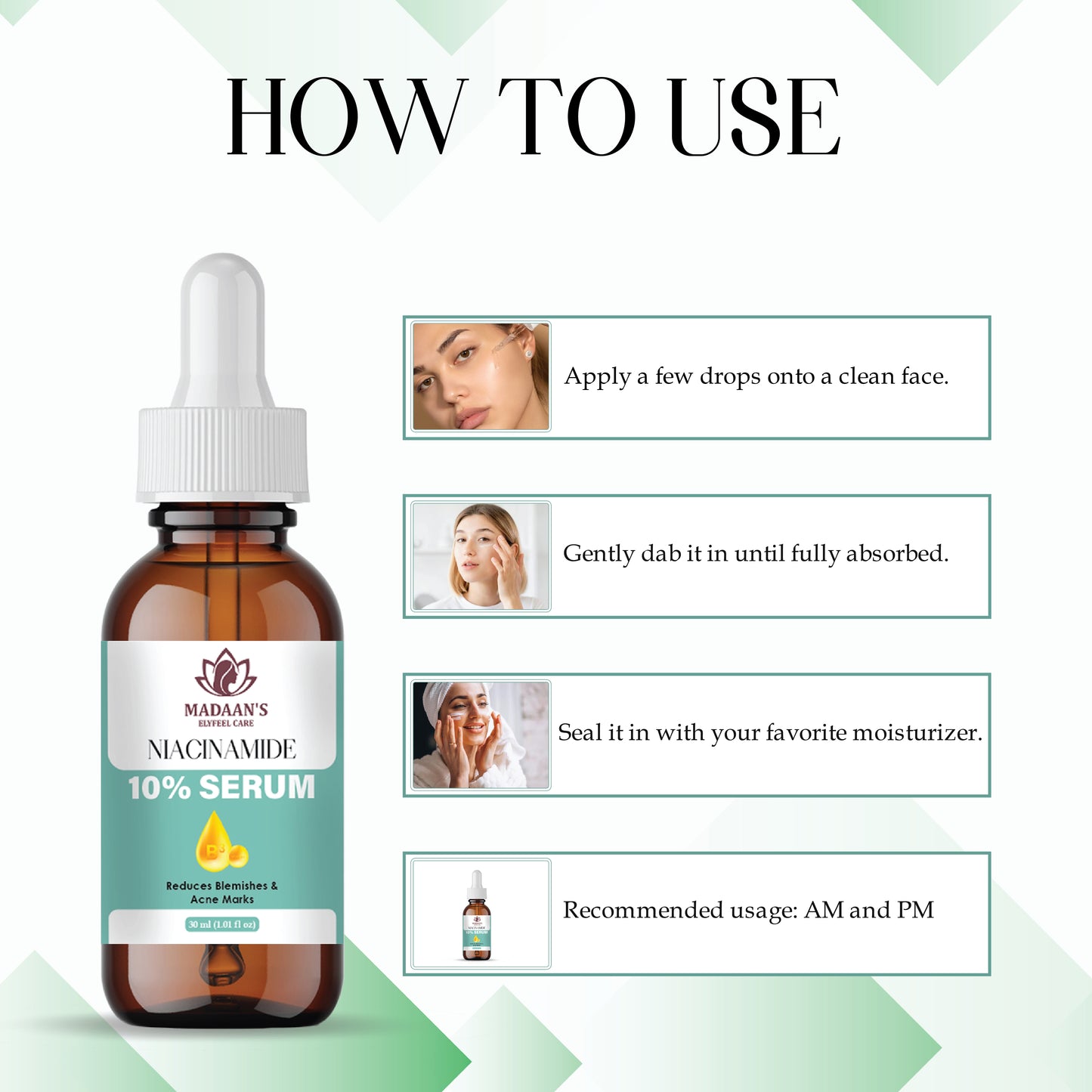 Niacinamide Serum for Face | Acne Marks, Texture Smoothing & Hydration